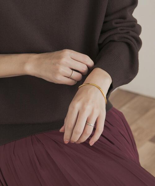 URBAN RESEARCH DOORS（アーバンリサーチドアーズ）の「ウェーブバングル（ブレスレット・レディース・シルバー/ゴールド・ONE）」の3枚目の写真