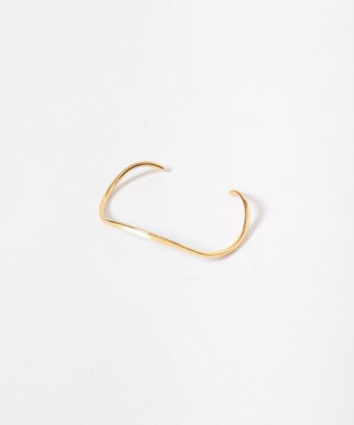 URBAN RESEARCH DOORS（アーバンリサーチドアーズ）の「ウェーブバングル（ブレスレット・レディース・シルバー/ゴールド・ONE）」の4枚目の写真