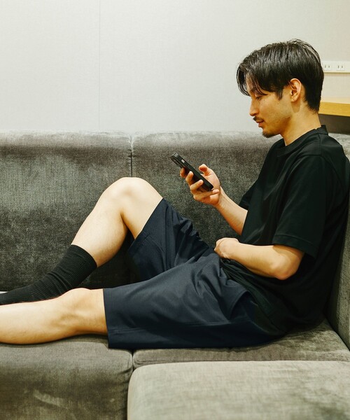 UNITED TOKYO（ユナイテッドトウキョウ）の「TOTONOU ショートパンツ　UNISEX｜（その他パンツ・メンズ・ブラック/ネイビー/ダークグレー・1/2/3）」の5枚目の写真