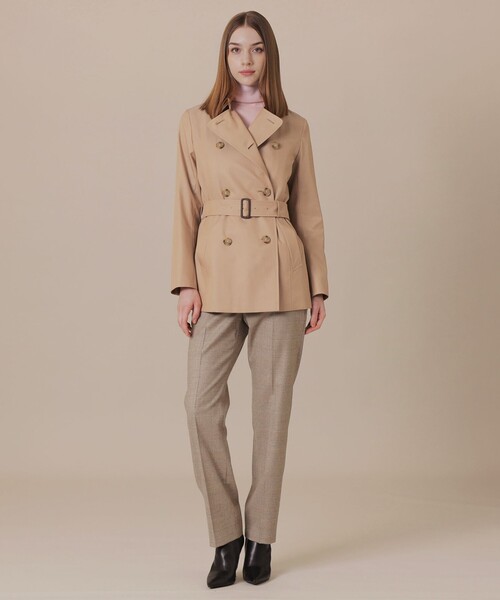 MACKINTOSH LONDON（マッキントッシュ ロンドン）の「【GABARDINE 19】【LOGIE/ロージー】ショートトレンチコート（トレンチコート・レディース・ベージュ系その他5・40/38）」の10枚目の写真