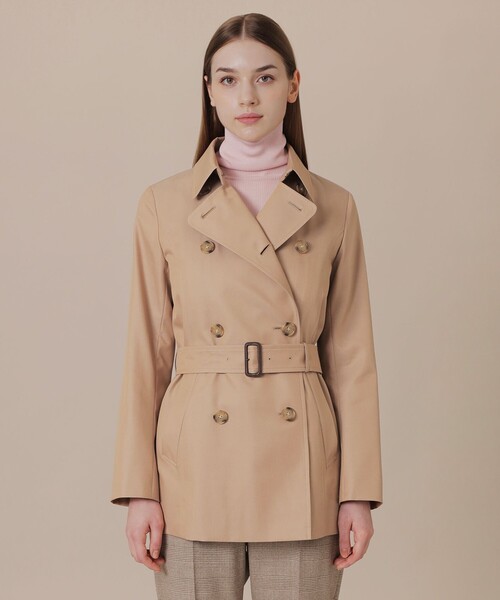 MACKINTOSH LONDON（マッキントッシュ ロンドン）の「【GABARDINE 19】【LOGIE/ロージー】ショートトレンチコート（トレンチコート・レディース・ベージュ系その他5・40/38）」の9枚目の写真
