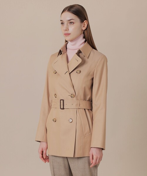 MACKINTOSH LONDON（マッキントッシュ ロンドン）の「【GABARDINE 19】【LOGIE/ロージー】ショートトレンチコート（トレンチコート・レディース・ベージュ系その他5・40/38）」の8枚目の写真