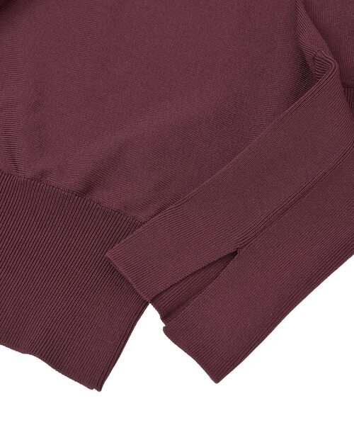 Tiara（ティアラ）の「ドルマンVネックニット（ニット/セーター・レディース・ボルドー/ブラウン/イエロー/ブラック・FREE）」の10枚目の写真