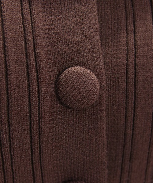 clear（クリア）の「オフショル風ボタンリブニットトップス［大人 カジュアル 着回し力抜群］≪AW新作≫（ニット/セーター・レディース・ボルドー/ブラック/アイボリー/ブラウン・F）」の15枚目の写真