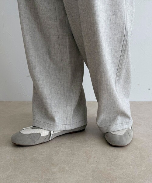 fredy emue(フレディエミュ)の「ウールライクイージーワークパンツ(その他パンツ・レディース・ブラウン/アイボリー/ブラック・36/38)」の19枚目の写真