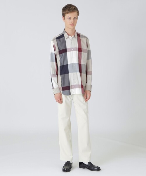 BLACK LABEL CRESTBRIDGE（ブラックレーベル・クレストブリッジ）の「360°ストレッチツイルワイドトラウザーズ（その他パンツ・メンズ・ブラック/ホワイト系その他・M/L/XL）」の3枚目の写真