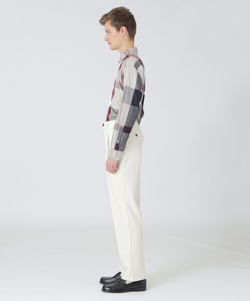 BLACK LABEL CRESTBRIDGE（ブラックレーベル・クレストブリッジ）の「360°ストレッチツイルワイドトラウザーズ（その他パンツ・メンズ・ブラック/ホワイト系その他・M/L/XL）」の4枚目の写真