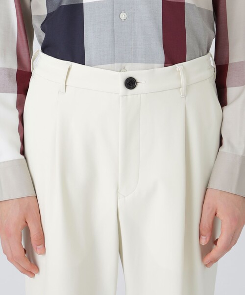 BLACK LABEL CRESTBRIDGE（ブラックレーベル・クレストブリッジ）の「360°ストレッチツイルワイドトラウザーズ（その他パンツ・メンズ・ブラック/ホワイト系その他・M/L/XL）」の6枚目の写真