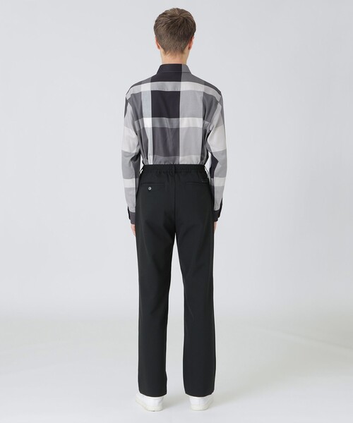 BLACK LABEL CRESTBRIDGE（ブラックレーベル・クレストブリッジ）の「360°ストレッチツイルワイドトラウザーズ（その他パンツ・メンズ・ブラック/ホワイト系その他・M/L/XL）」の13枚目の写真