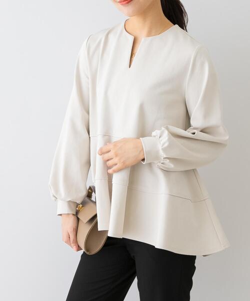 セール】F by ROSSO ペプラムカットプルオーバー（Tシャツ/カットソー