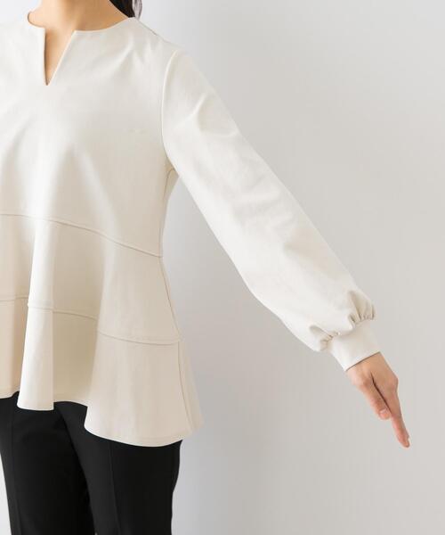 セール】F by ROSSO ペプラムカットプルオーバー（Tシャツ/カットソー