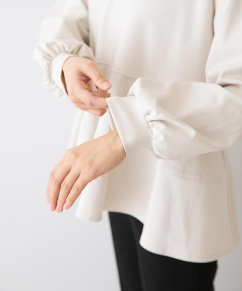 【週末限定お値下げ】F by ROSSO　ペプラムチュールカットソー 週末限定お値下げ】F by ROSSO ペプラムチュールカットソー