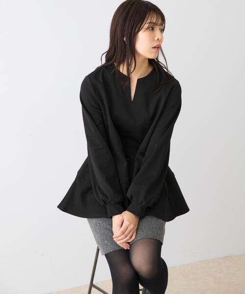 F by ROSSO ペプラムカットプルオーバー（Tシャツ/カットソー）｜F by