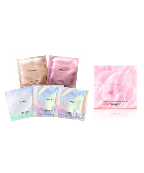 FEMMUE（ファミュ）の「ドリームグロウマスク ウィンターコンプリートセット 2025（パック/フェイスマスク・レディース・ピンク系・FREE）」の10枚目の写真
