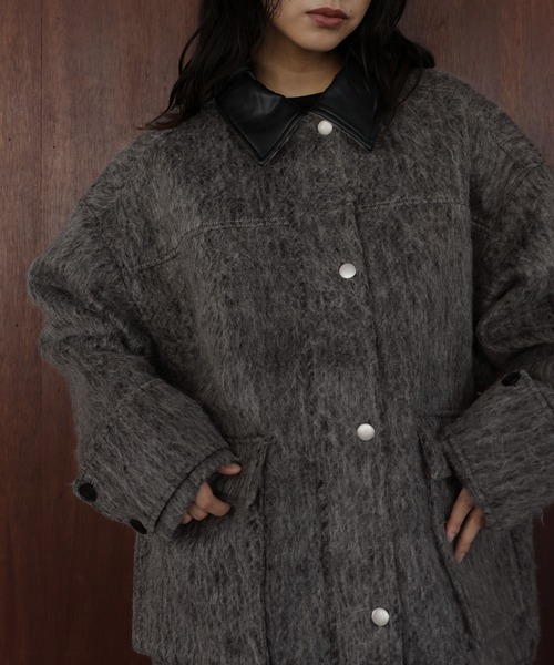 バルカラーシャギーコート URBAN RESEARCH｜バルカラーシャギーコート | Rakuten Fashion