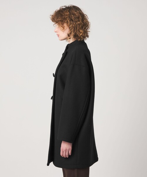 Steven Alan＞ビーバー スタンドカラー コート（ノーカラーコート