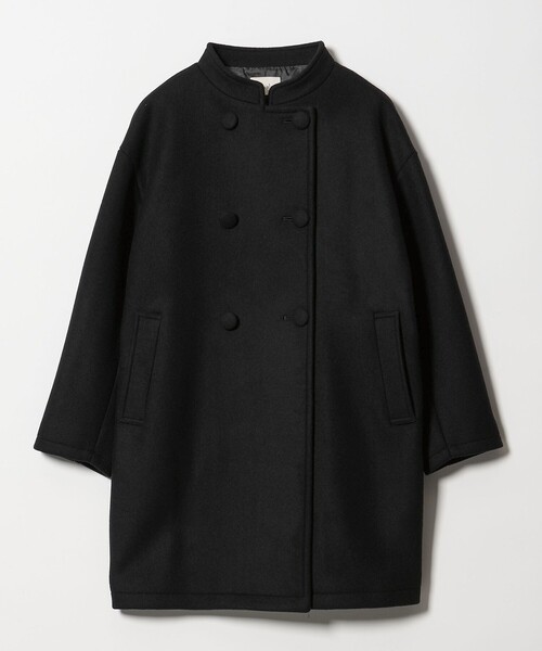 Steven Alan＞ビーバー スタンドカラー コート（ノーカラーコート