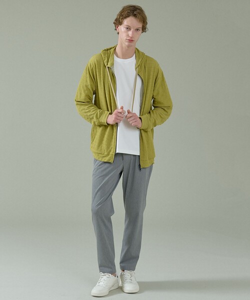 ABAHOUSE（アバハウス）の「【WONDER SHAPE/ワンダーシェイプ】1プリーツ スリムテーパード イージーパンツ（その他パンツ・メンズ・ブラック/ライトグレー/ベージュ・50/46/48/44）」の17枚目の写真