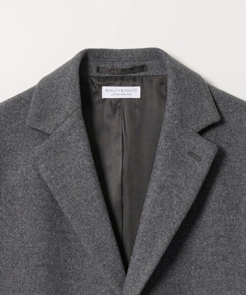 WEB限定 WARDROBE SMART】PE メルトン チェスターコート（チェスター