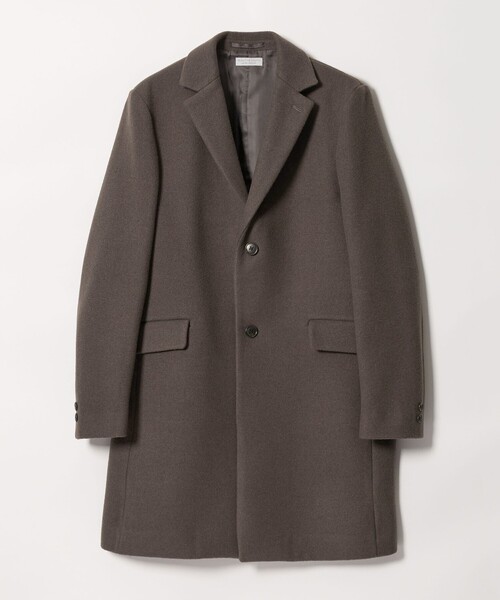 WEB限定 WARDROBE SMART】PE メルトン チェスターコート（チェスター