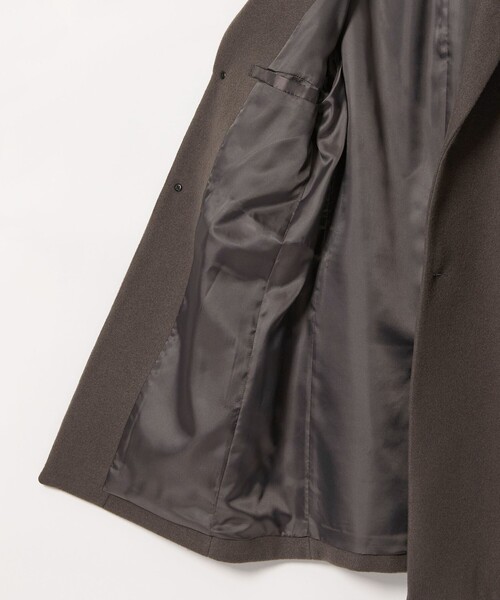 WEB限定 WARDROBE SMART】PE メルトン チェスターコート（チェスター