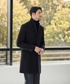 THE Cashmere wool チェスターコート/柔らかな肌触り/カシミヤ混