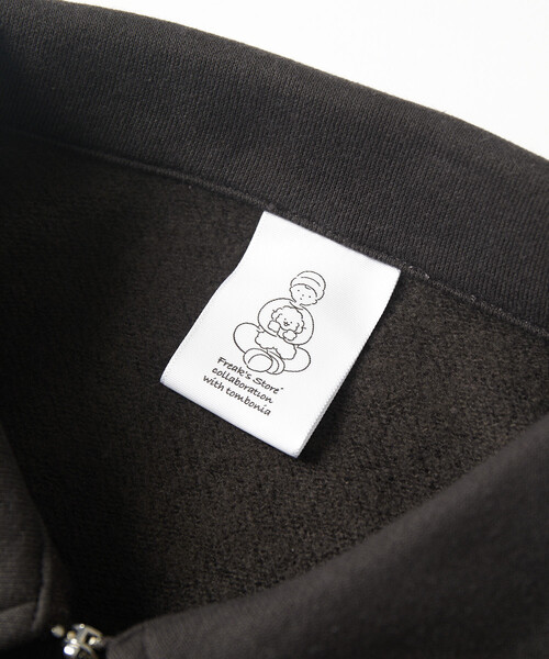 FREAK'S STORE(フリークスストア)の「tombonia/トムボニア tombonia SPORTS LOGO ハーフジップ ポロカラースウェット(スウェット・メンズ・ライトグレー/ネイビー/チャコールグレー・LARGE/MEDIUM/SMALL)」の12枚目の写真