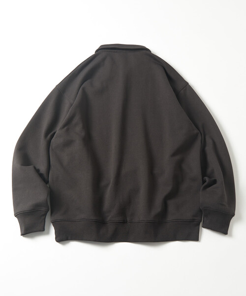 FREAK'S STORE(フリークスストア)の「tombonia/トムボニア tombonia SPORTS LOGO ハーフジップ ポロカラースウェット(スウェット・メンズ・ライトグレー/ネイビー/チャコールグレー・LARGE/MEDIUM/SMALL)」の5枚目の写真