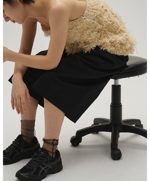 TODAYFUL(トゥデイフル)の「Tapeyarn Jacquard Camisole(キャミソール・レディース・サックスブルー/アイボリー/ブラック・FREE)」の15枚目の写真