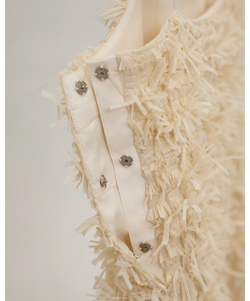 TODAYFUL(トゥデイフル)の「Tapeyarn Jacquard Camisole(キャミソール・レディース・サックスブルー/アイボリー/ブラック・FREE)」の19枚目の写真