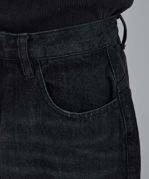 AH ABAHOUSE(エーエイチアバハウス)の「BLAST WIDE BAGGY DENIM PANTS / ブラスト ワイドバギー デニムパンツ(デニムパンツ・メンズ・ブラック/サックスブルー/ブルー・44/46/48/42)」の8枚目の写真