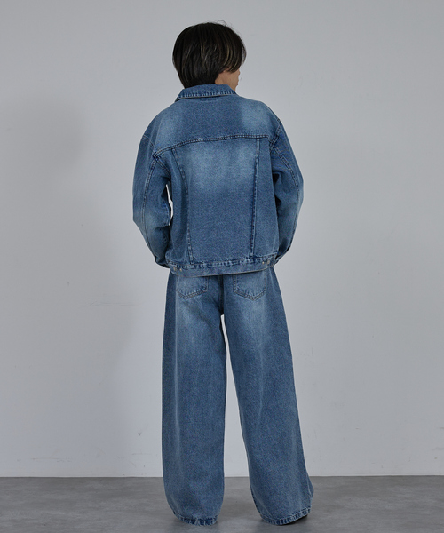 AH ABAHOUSE(エーエイチアバハウス)の「BLAST WIDE BAGGY DENIM PANTS / ブラスト ワイドバギー デニムパンツ(デニムパンツ・メンズ・ブラック/サックスブルー/ブルー・44/46/48/42)」の20枚目の写真