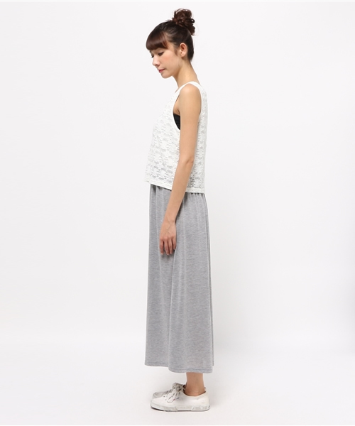 OUTLET（アウトレット）の「【Discoat Parisien】レーストップマキシOP（ワンピース・レディース・杢グレー・MEDIUM/LARGE）」の5枚目の写真