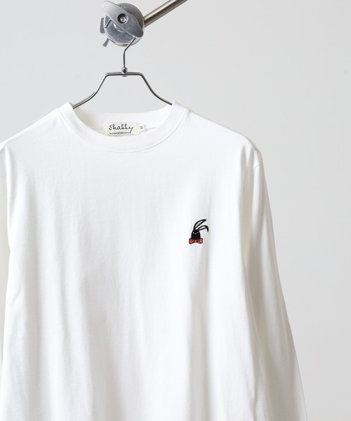 FUNALIVE（ファンアライブ）の「SHABBY　シャビ 長袖Tシャツ L/TEE unisex（Tシャツ/カットソー・メンズ・ホワイト系1/オリーブ/ブラック/ホワイト系2/オリーブ系1/グレー系2/オフホワイト/グレー/ホワイト系3/ブラック系2/グレー系1/ブラック系1/マスタード/イエロー系1・L/XL/M）」の5枚目の写真