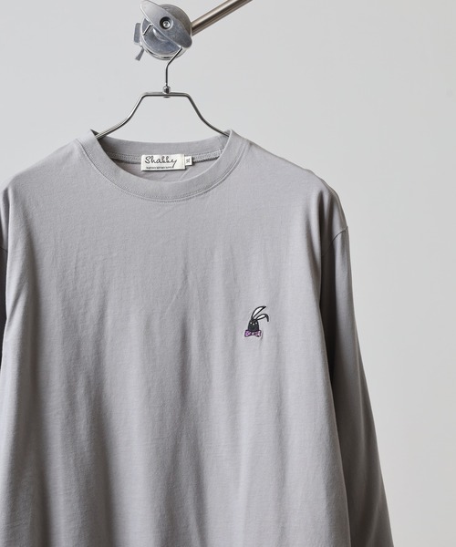 FUNALIVE（ファンアライブ）の「SHABBY　シャビ 長袖Tシャツ L/TEE unisex（Tシャツ/カットソー・メンズ・ホワイト系1/オリーブ/ブラック/ホワイト系2/オリーブ系1/グレー系2/オフホワイト/グレー/ホワイト系3/ブラック系2/グレー系1/ブラック系1/マスタード/イエロー系1・L/XL/M）」の10枚目の写真