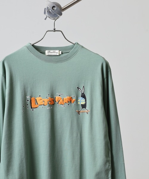 FUNALIVE（ファンアライブ）の「SHABBY　シャビ 長袖Tシャツ L/TEE unisex（Tシャツ/カットソー・メンズ・ホワイト系1/オリーブ/ブラック/ホワイト系2/オリーブ系1/グレー系2/オフホワイト/グレー/ホワイト系3/ブラック系2/グレー系1/ブラック系1/マスタード/イエロー系1・L/XL/M）」の12枚目の写真