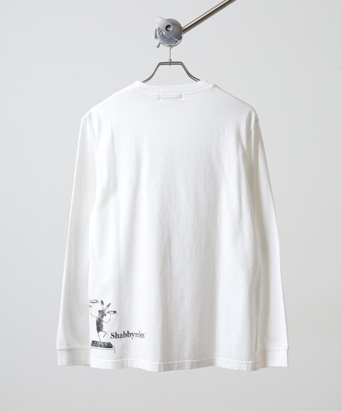 FUNALIVE（ファンアライブ）の「SHABBY　シャビ 長袖Tシャツ L/TEE unisex（Tシャツ/カットソー・メンズ・ホワイト系1/オリーブ/ブラック/ホワイト系2/オリーブ系1/グレー系2/オフホワイト/グレー/ホワイト系3/ブラック系2/グレー系1/ブラック系1/マスタード/イエロー系1・L/XL/M）」の15枚目の写真