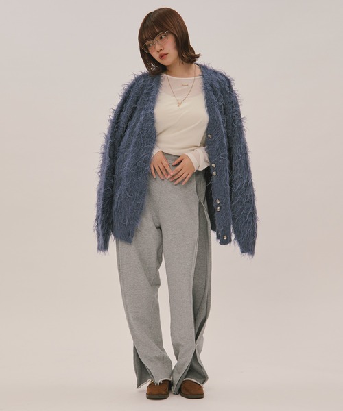 loin nuit(ロワンニュイ)の「switch design sweat pants / スイッチデザインスウェットパンツ(その他パンツ・レディース・ブラウン/グレー・FREE)」の18枚目の写真