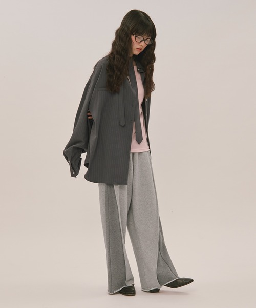 loin nuit(ロワンニュイ)の「switch design sweat pants / スイッチデザインスウェットパンツ(その他パンツ・レディース・ブラウン/グレー・FREE)」の12枚目の写真