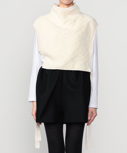 UNFIL | ランダムウール ハイネックニットベスト WOMEN（ベスト