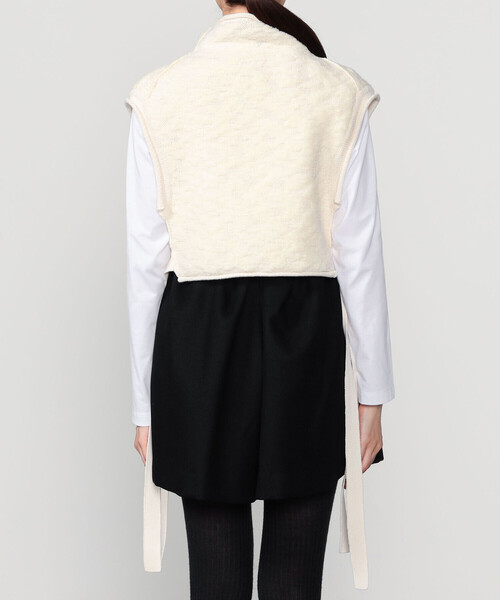 UNFIL | ランダムウール ハイネックニットベスト WOMEN（ベスト