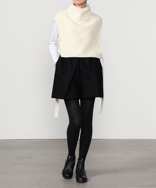 UNFIL | ランダムウール ハイネックニットベスト WOMEN（ベスト