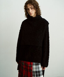 UNFIL | UNFIL | ランダムウール ハイネックニットベスト WOMEN(ベスト)