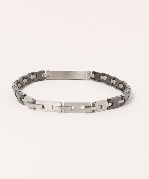 POLICE（ポリス）の「【POLICE】ポリス CERAMICA I ブレスレット（ブレスレット・メンズ・シルバー×ブラック/ゴールド・FREE）」の8枚目の写真