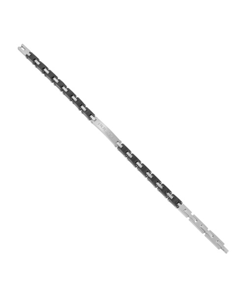 POLICE（ポリス）の「【POLICE】ポリス CERAMICA I ブレスレット（ブレスレット・メンズ・シルバー×ブラック/ゴールド・FREE）」の6枚目の写真