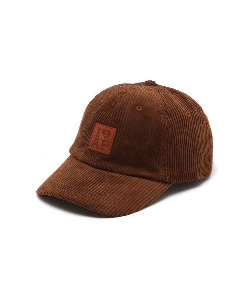 A BATHING APE（アベイシングエイプ）の「CORDUROY BASEBALL CAP（キャップ・レディース・ブラウン/ベージュ・FREE）」の2枚目の写真