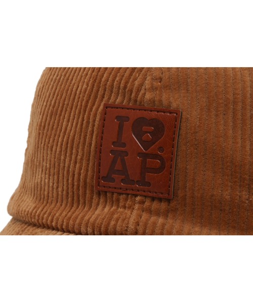 A BATHING APE（アベイシングエイプ）の「CORDUROY BASEBALL CAP（キャップ・レディース・ブラウン/ベージュ・FREE）」の8枚目の写真