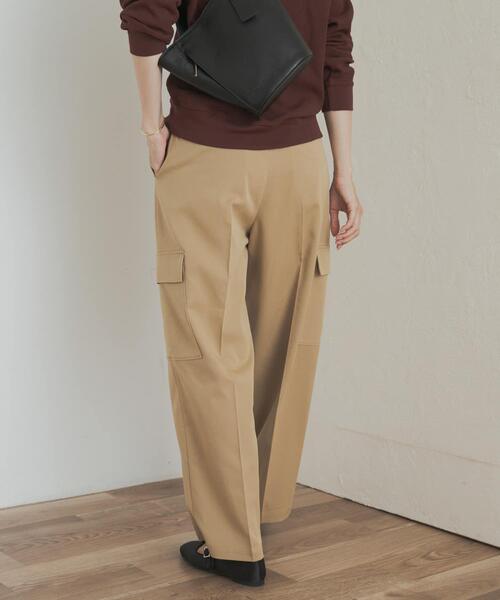 URBAN RESEARCH DOORS（アーバンリサーチドアーズ）の「センタープレスカーゴパンツ（その他パンツ・レディース・ベージュ/ネイビー・SMALL/MEDIUM）」の7枚目の写真