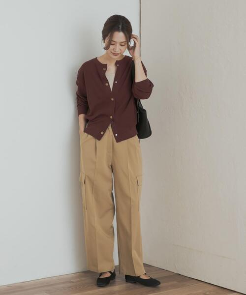 URBAN RESEARCH DOORS（アーバンリサーチドアーズ）の「センタープレスカーゴパンツ（その他パンツ・レディース・ベージュ/ネイビー・SMALL/MEDIUM）」の10枚目の写真