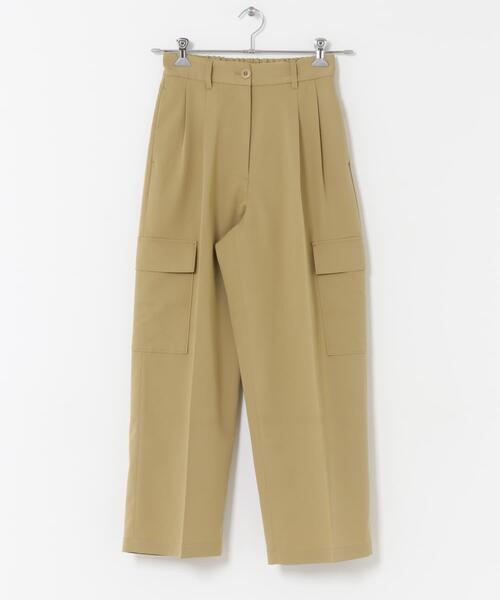 URBAN RESEARCH DOORS（アーバンリサーチドアーズ）の「センタープレスカーゴパンツ（その他パンツ・レディース・ベージュ/ネイビー・SMALL/MEDIUM）」の14枚目の写真